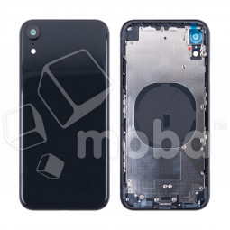 Корпус для iPhone Xr (1 Sim) Черный - Премиум