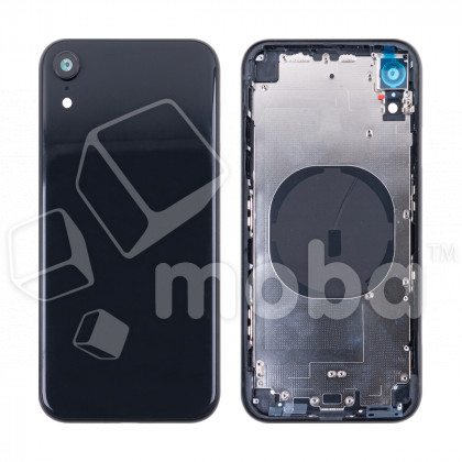 Корпус для iPhone Xr (1 Sim) Черный - Премиум