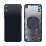 Корпус для iPhone Xr (1 Sim) Черный - Премиум
