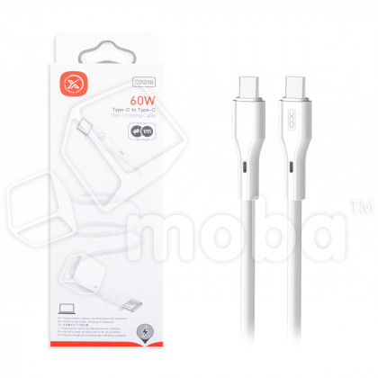 Кабель Type-C - Type-C XO NB-Q231B (60W) Белый