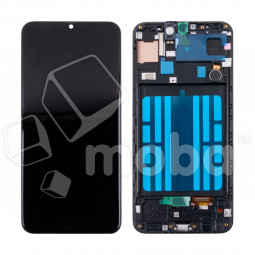 Дисплей для Samsung Galaxy A50 (A505F) модуль с рамкой Черный - (In-Cell) - Премиум