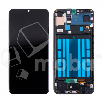 Дисплей для Samsung Galaxy A50 (A505F) модуль с рамкой Черный - (In-Cell) - Премиум