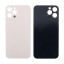 Задняя крышка для iPhone 12 Pro Max (A2411) Золото (стекло, узкий вырез под камеру, логотип) - Премиум