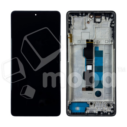 Дисплей для Xiaomi Redmi Note 13 Pro 4G (23117RA68G) модуль с рамкой Черный - (OLED)