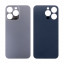 Задняя крышка для iPhone 13 Pro (A2640) Серый (стекло, монолит, широкий вырез под камеру, логотип) - Премиум