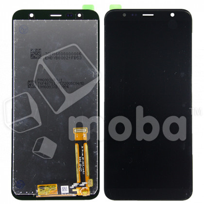 Дисплей для Samsung Galaxy J4+ 2018/J6+ 2018 (J415F/J610F) в сборе с тачскрином Черный - Оптима