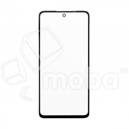 Стекло для переклейки Huawei Honor 10X Lite/P Smart 2021 (DNN-LX9/PPA-LX1) в сборе с OCA пленкой Черный - OR (Mitsubishi)