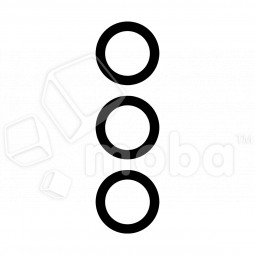 Стекло камеры для Samsung Galaxy S22/S22+ (S901B/S906B) Черный