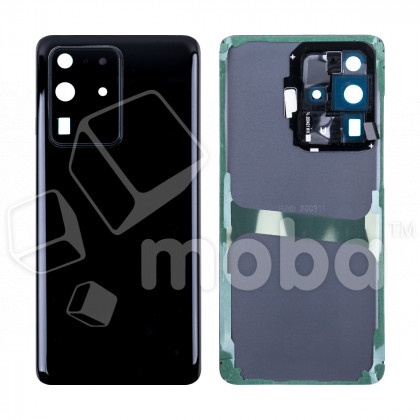 Задняя крышка для Samsung Galaxy S20 Ultra (G988B) Черный - Премиум