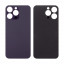 Задняя крышка для iPhone 14 Pro Max (A2895) Темно-фиолетовый (стекло, широкий вырез под камеру, логотип)