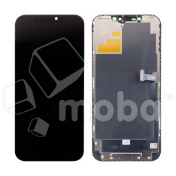 Дисплей для iPhone 12 Pro Max (A2411) в сборе с тачскрином Черный - JCID (Hard OLED, Full HD) (с верификацией = с привязкой без ошибки)