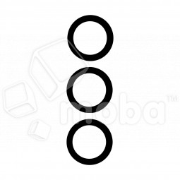 Стекло камеры для Samsung Galaxy S23/S23+ (S911B/S916B) Черный