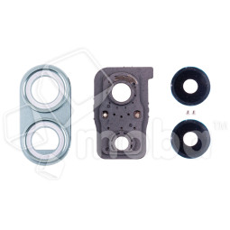 Стекло камеры для Xiaomi Poco X7 Pro (2412DPC0AG) в сборе с рамкой Зеленый