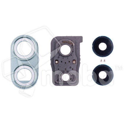 Стекло камеры для Xiaomi Poco X7 Pro (2412DPC0AG) в сборе с рамкой Зеленый