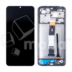 Дисплей для Xiaomi Redmi 12C (22120RN86G) модуль с рамкой Черный - OR