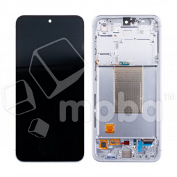 Дисплей для Samsung Galaxy S24 FE (S721B) модуль с рамкой Серебро - OR (SP)