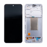 Дисплей для Samsung Galaxy S24 FE (S721B) модуль с рамкой Серебро - OR (SP)