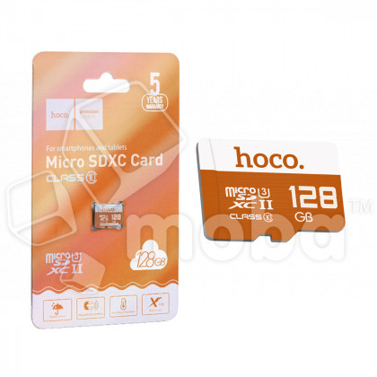 Карта памяти MicroSDXC 128GB Class 10 Hoco U3 V30 A2 без адаптера
