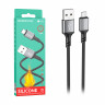 Кабель USB - MicroUSB Borofone BX83 (2.4A, силикон, термостойкий) Черный