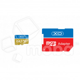 Карта памяти MicroSDXC 64GB Class 10 XO + SD адаптер