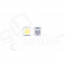 Светодиод для ремонта LED подсветки SMD 3030 3V 1W Холодный Белый (комплект 50 шт.)