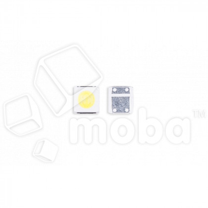Светодиод для ремонта LED подсветки SMD 3030 3V 1W Холодный Белый (комплект 50 шт.)