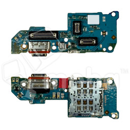 Шлейф для Realme 14T 5G (RMX5078) плата системный разъем/разъем SIM/микрофон - Премиум