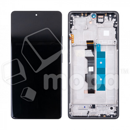 Дисплей для Xiaomi Poco M6 Pro 4G (2312FPCA6G) модуль с рамкой Черный - OR (SP)