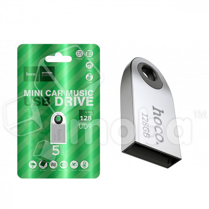 USB-флеш (USB 2.0) 128GB Hoco UD9 Insightful Серебро