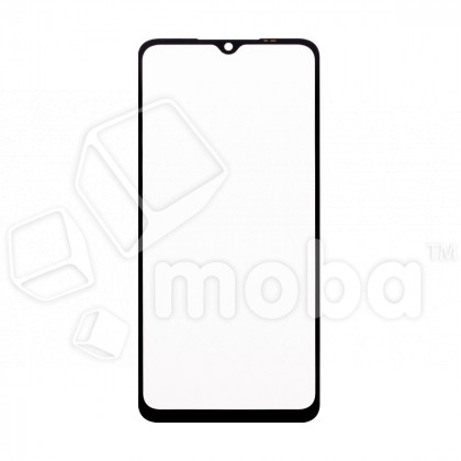 Стекло для переклейки Xiaomi Redmi 10C/Poco C40 (220333QNY/220333QPG) в сборе с OCA пленкой Черный - OR (Mitsubishi)