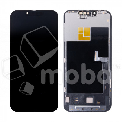 Дисплей для iPhone 13 Pro (A2640) в сборе с тачскрином Черный - (Hard OLED) (площадка под IC)