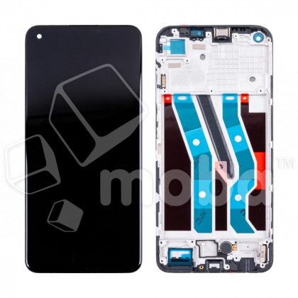 Дисплей для Realme 10 4G (RMX3630) модуль с рамкой Черный - OR