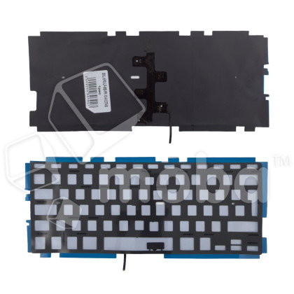 Подсветка клавиатуры для ноутбука MacBook Pro 13" A1278 (2008-2012, Г-образный Enter RU) Черный