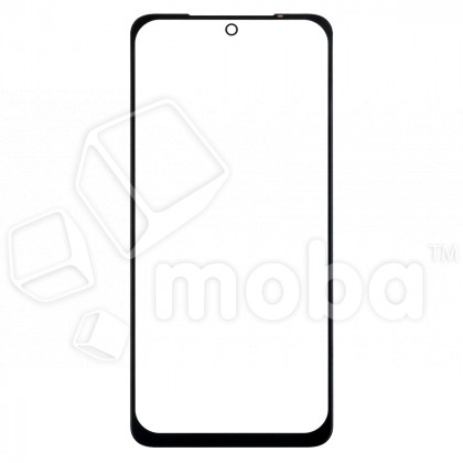 Стекло для переклейки Xiaomi Redmi Note 10/10s/Poco M5s (M2101K7BNY/2207117BPG/M2102K7AG) в сборе с OCA пленкой Черный - OR (Mitsubishi)