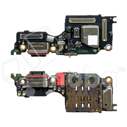 Шлейф для OPPO Reno 15 F 5G (CPH2801) плата системный разъем/разъем SIM/микрофон - Премиум