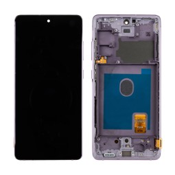 Дисплей для Samsung Galaxy S20 FE/S20 FE 5G (G780F/G781B) модуль с рамкой Лавандовый - Сервисный Оригинал