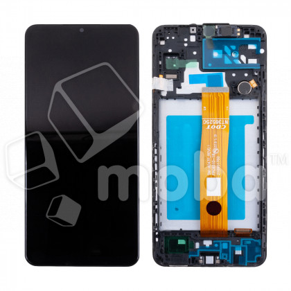Дисплей для Samsung Galaxy A04s (A047F) модуль c рамкой Черный - OR Ref. (SP)