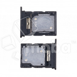 Держатель SIM для Xiaomi Redmi Note 14 4G (24117RN76O) Черный