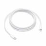 Кабель Type-C - Type-C для iPhone 15/15 Plus/15 Pro/15 Pro Max/16/16 Plus/16 Pro/16 Pro Max, MacBook (240W, PD, оплетка нейлон, 2 м) Белый - OR