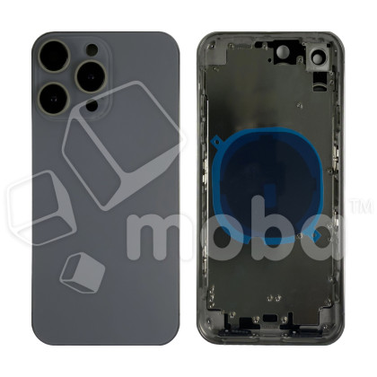 Корпус для iPhone Xr в стиле iPhone 16 Pro Серый