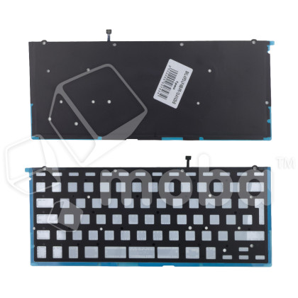 Подсветка клавиатуры для ноутбука MacBook Pro 13" A1425 (2012-2013, Г-образный Enter RU) Черный