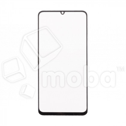 Стекло для переклейки Realme C61 (RMX3930) в сборе с OCA пленкой Черный - OR (Mitsubishi)