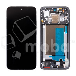 Дисплей для Xiaomi Poco F7 (25053PC47G/25053PC47I) модуль с рамкой Черный - OR (SP)