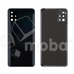 Задняя крышка для Samsung Galaxy A51 (A515F) Черный - Премиум