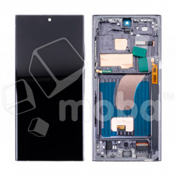 Дисплей для Samsung Galaxy S23 Ultra (S918B) модуль с рамкой Черный - (In-Cell)