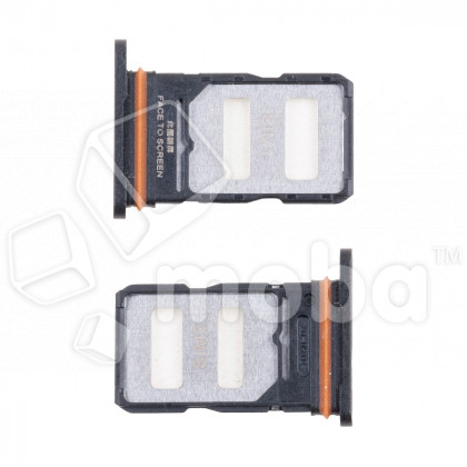 Держатель SIM для Xiaomi Redmi Note 14 Pro 4G (24116RACCG) Черный