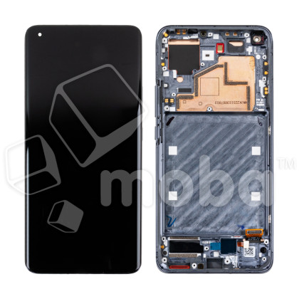 Дисплей для Xiaomi Mi 11 (M2011K2G) модуль с рамкой Черный - OR