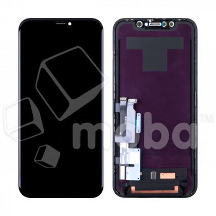 Дисплей для iPhone Xr в сборе с тачскрином Черный - OR100