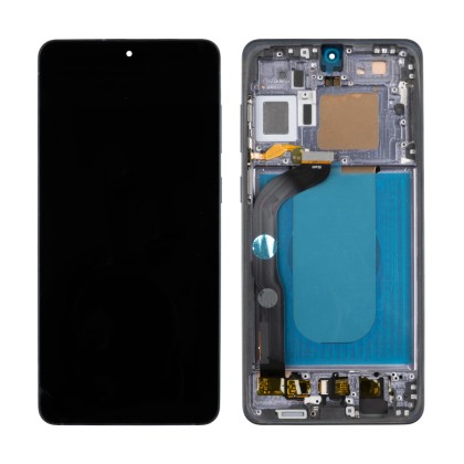 Дисплей для Samsung Galaxy S25 Edge (S937B) модуль с рамкой Черный - (OLED) (Full Size)
