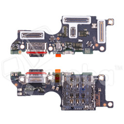 Шлейф для Realme 15T 5G (RMX5111) плата системный разъем/разъем SIM/микрофон - Премиум